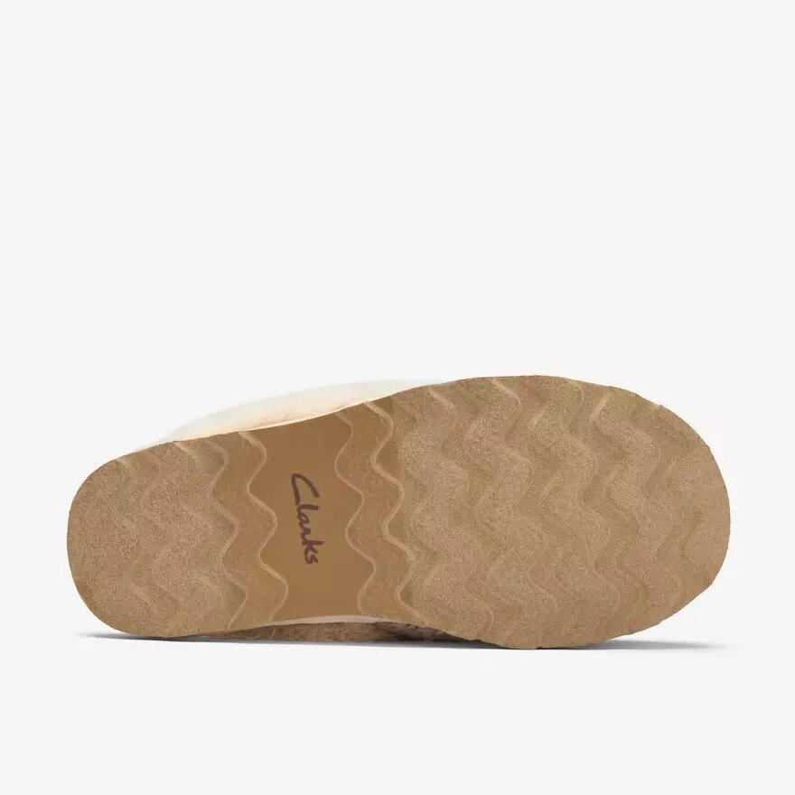 Womens Stockinette Khaki Slippers Womens Stockinette Khaki Slippers