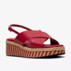 Womens Tessiah Cross2 Pink Interest Wedges Womens Tessiah Cross2 Pink Interest Wedges