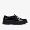 Womens Torhill Bee Black Patent Wallabee