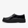 Womens Torhill Bee Black Patent Wallabee