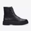 Womens Torhill Rise Black Leather Ankle Boots Us