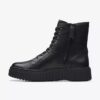 Womens Torhill Rise Black Leather Ankle Boots Us
