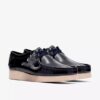 Womens Wallabee 2604 Navy Patent Wallabees