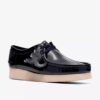Womens Wallabee 2604 Navy Patent Wallabees