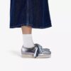 Womens Wallabee 2604 Silver Patent Wallabees