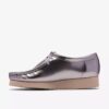 Womens Wallabee 2604 Silver Patent Wallabees