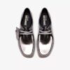 Womens Wallabee 2604 Silver Patent Wallabees