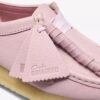 Womens Wallabee Baby Pink Leather Wallabees