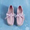 Womens Wallabee Baby Pink Leather Wallabees