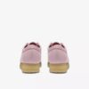 Womens Wallabee Baby Pink Leather Wallabees