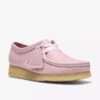 Womens Wallabee Baby Pink Leather Wallabees