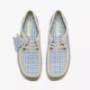 Womens Wallabee Gingham Blue Check