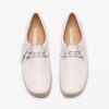 Womens Wallabee White Grain Leather